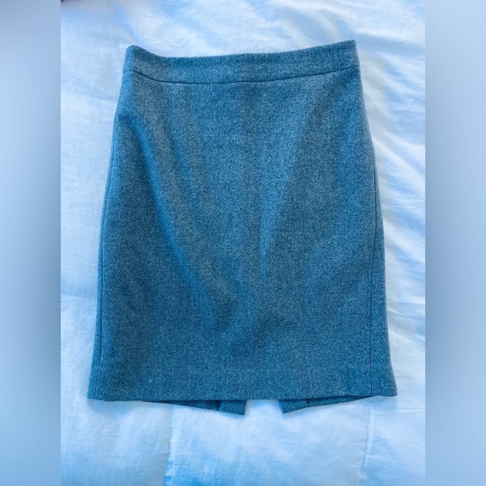 J. Crew Blue Pencil Skirt